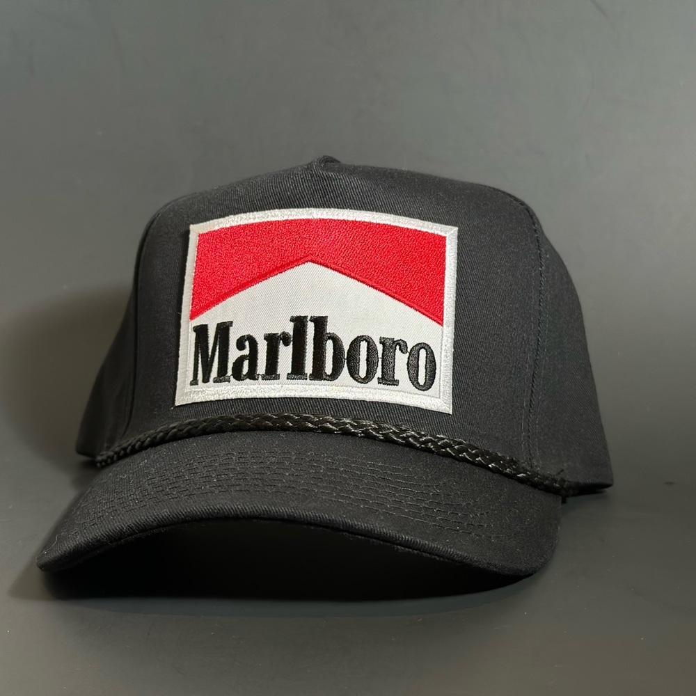Handcrafted Marlboro Patch Retro Rope Trucker - Picture 3 of 4